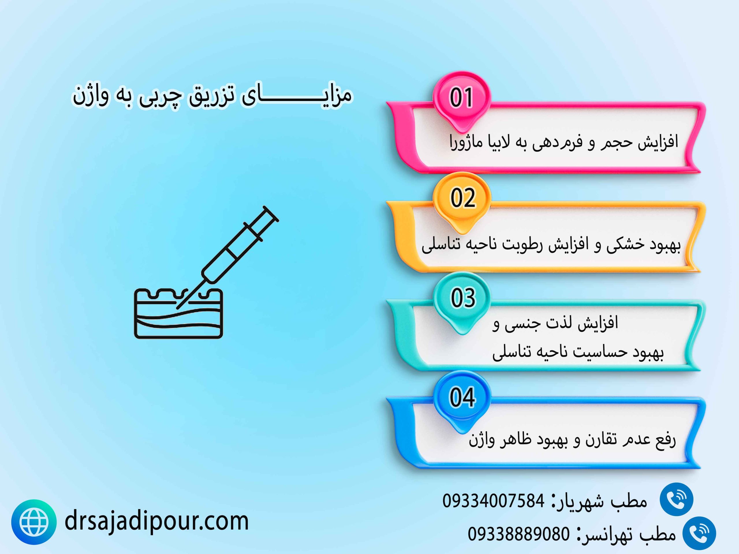 مزایــــــــــای تزریق چربی به واژن