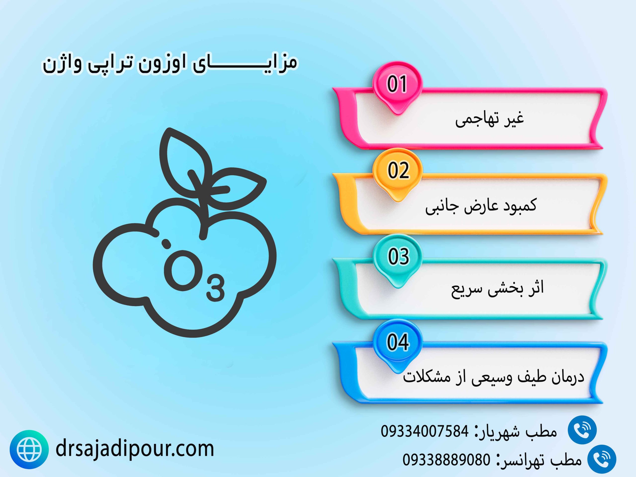 مزایــــــــــای اوزون تراپی واژن